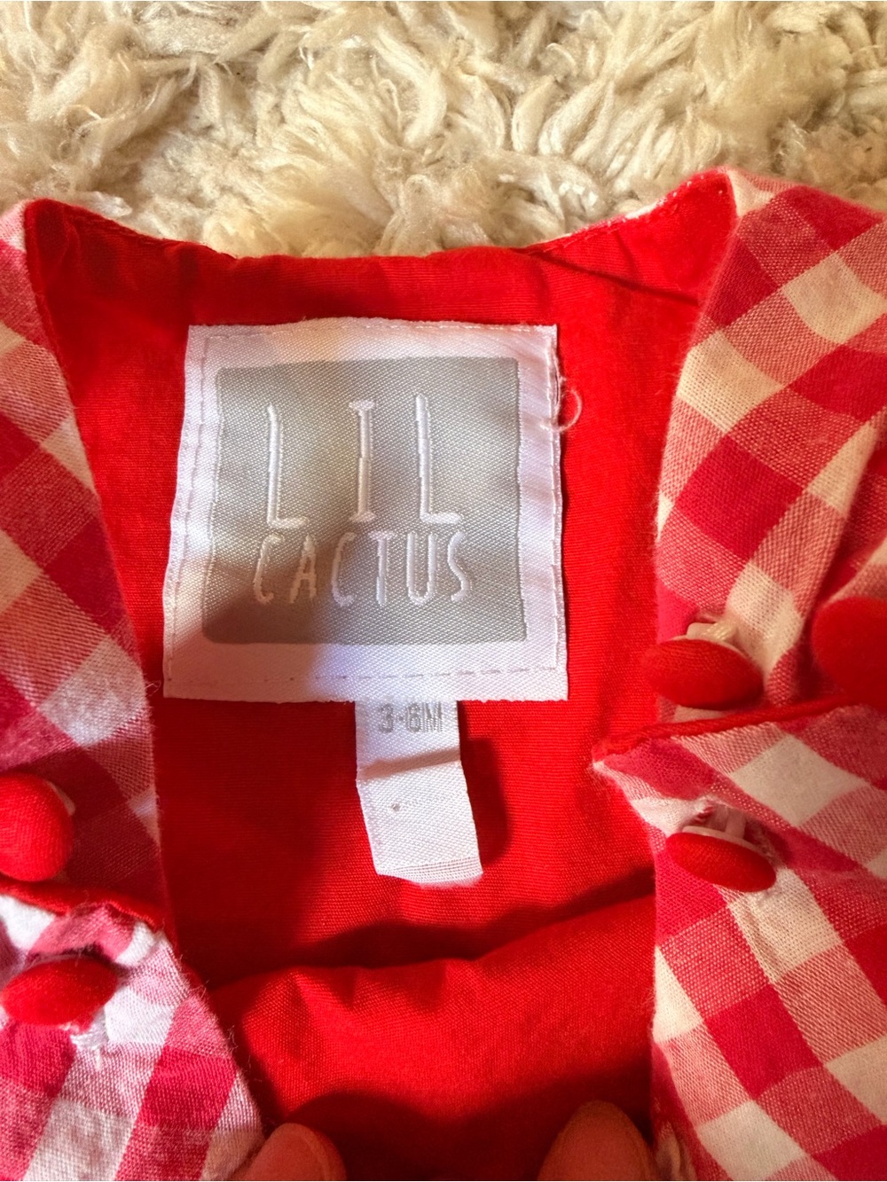 Lil Cactus Baby Romper 3-6 month - Picture 4 of 5